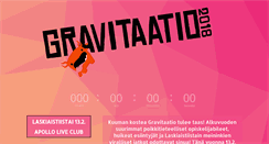 Desktop Screenshot of gravitaatio.fi