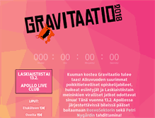 Tablet Screenshot of gravitaatio.fi